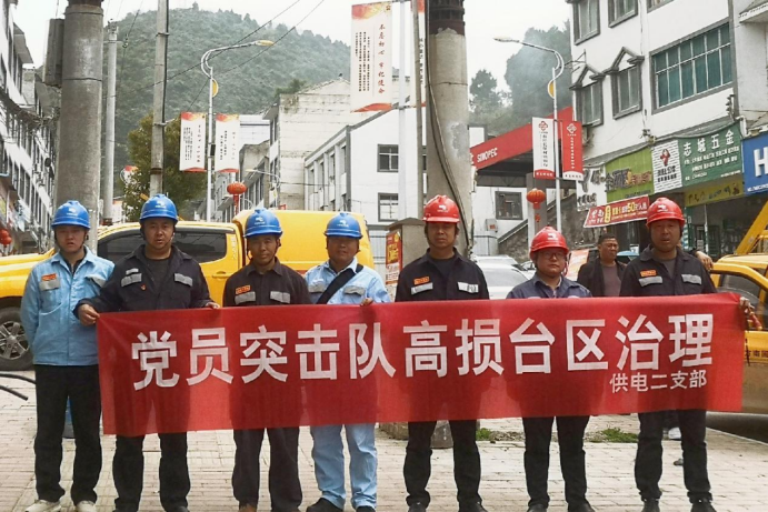 貴州電網銅仁石阡供電局黨員突擊隊為高損臺區“把脈問診”