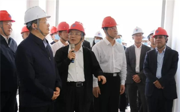 國(guó)家能源局局長(zhǎng)章建華到晉江儲(chǔ)能電站調(diào)研