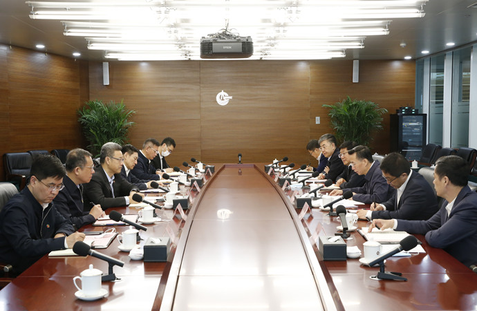 錢智民拜會中國海油董事長、黨組書記汪東進