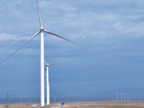哈薩克斯坦風電項目首批機組并網發電