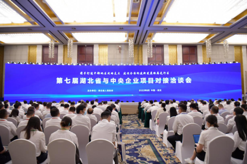 中國能建參加湖北省與中央企業項目對接洽談會