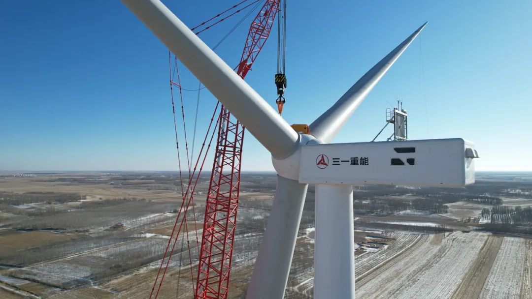 三一重能創下全球陸上最大商業化風機新紀錄