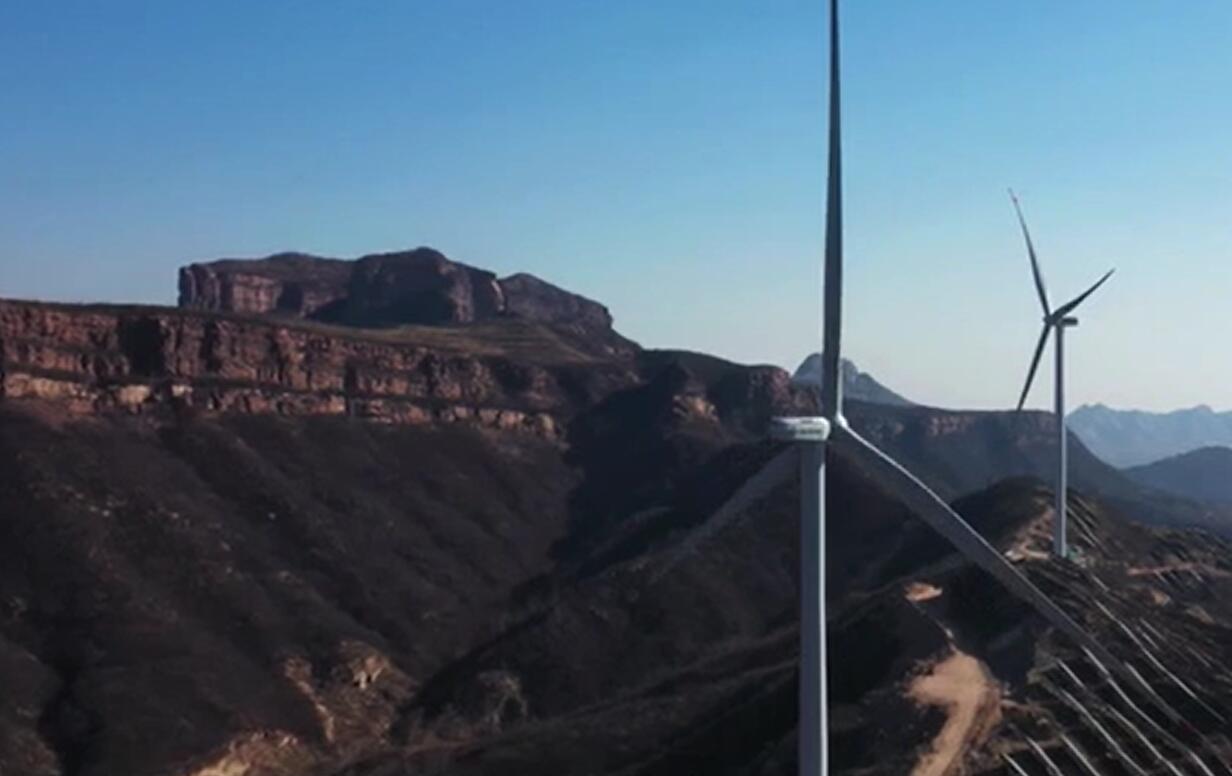 河北石家莊首個風電項目并網發電