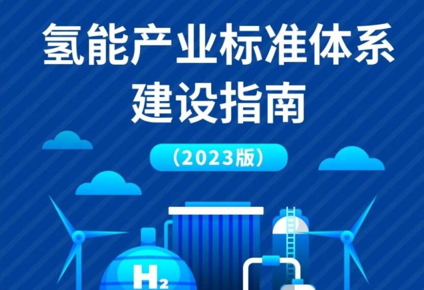 國家標準委等六部門聯合印發《氫能產業標準體系建設指南(2023版)》