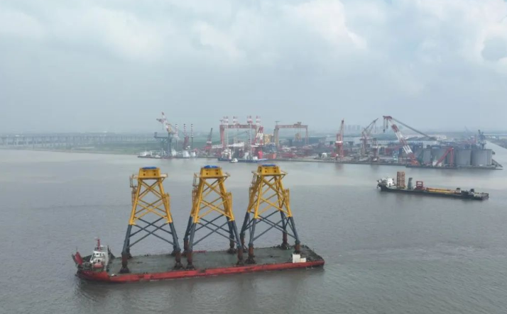 中廣核惠州港口二PA項目14MW導管架首船順利發運