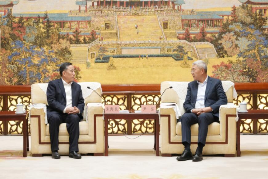 宋海良拜會江西省委書記尹弘、省長葉建春并見證簽署戰略合作協議