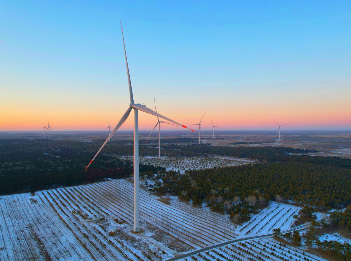 遼寧康平100兆瓦風電項目全容量并網發電