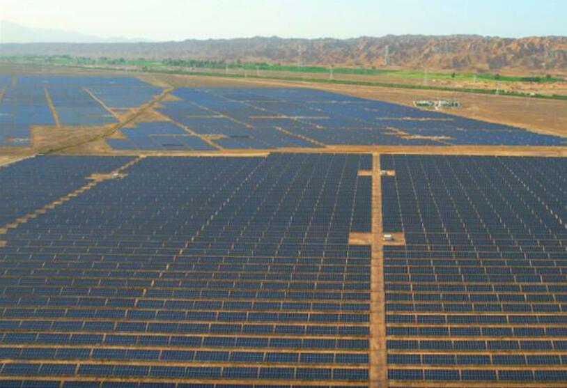 甘肅金昌120兆瓦光伏發電項目全容量并網