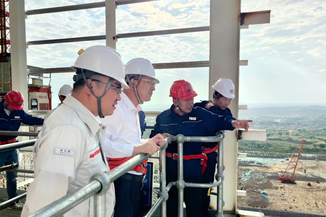 中國能建黨委副書記、總經理倪真赴陜西榆林工程項目開展“四不兩直”安全督導