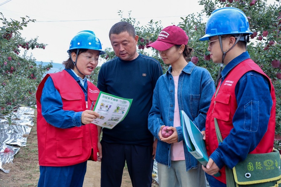 “紅褂子”服務紅蘋果，電力服務“滿格貼心”