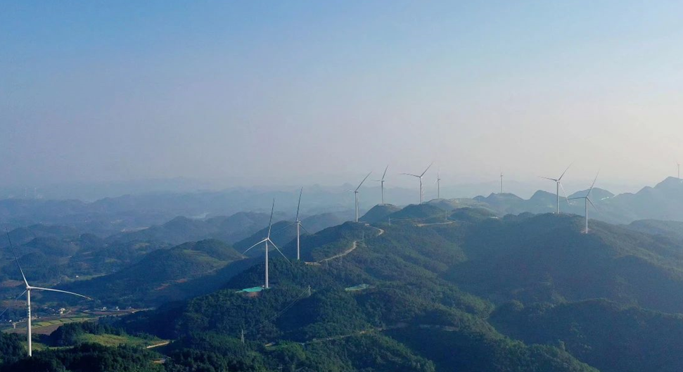 貴州楓樂98.4MW風電場全容量并網發電