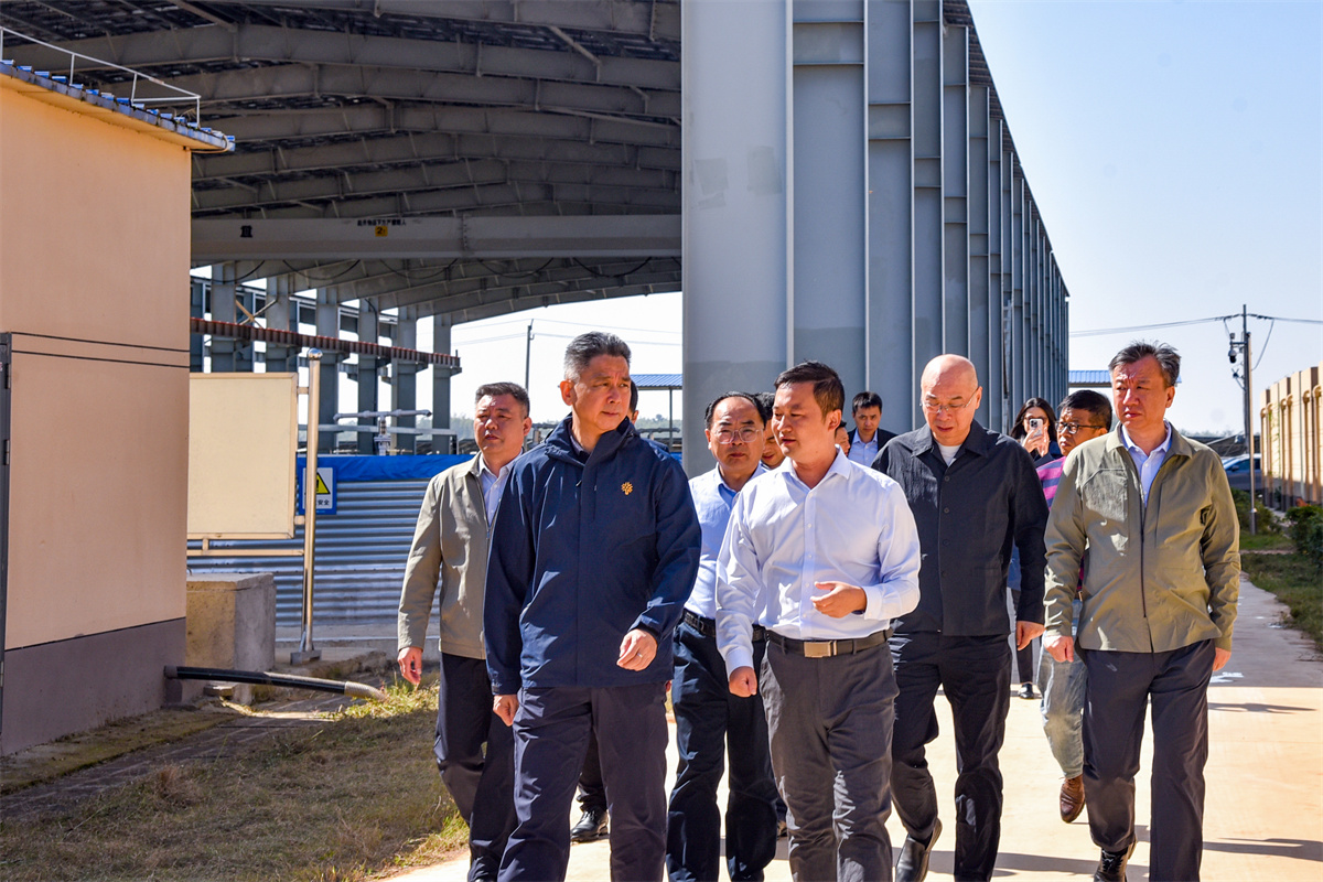 華潤集團副總經理韓躍偉赴華潤赤壁鄉村振興示范區、華潤電力咸寧公司調研