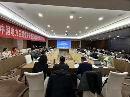 中國電力發展促進會第五屆理事會第四次常務理事會議召開