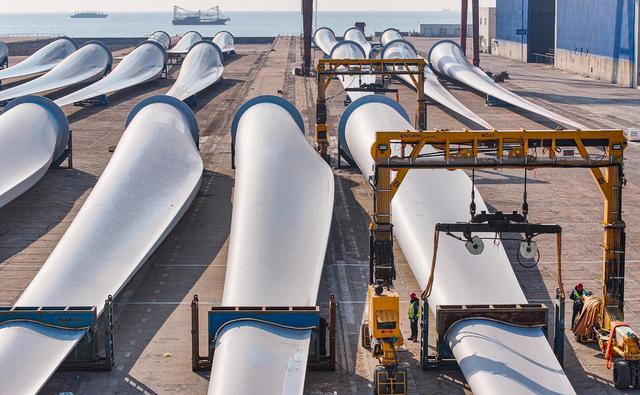 山東省加速發(fā)展海上風電，超大型風機源源不斷出海安裝