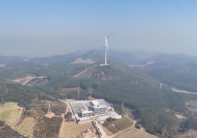 廣西來賓城廂風電項目首批機組成功并網發電