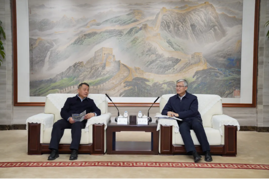 張彥軍會見陜投集團黨委書記、董事長李元