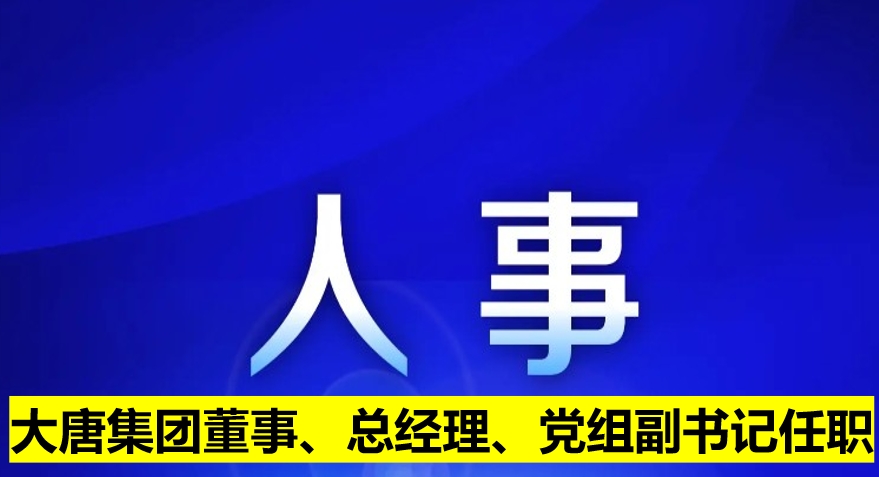 大唐集團董事、總經(jīng)理、黨組副書記任職